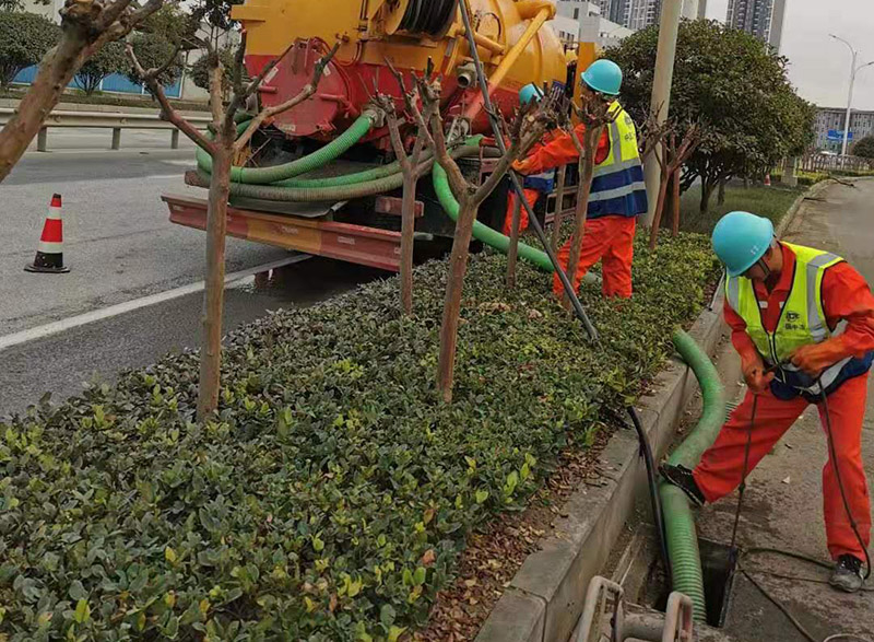 波莲镇市政管道清淤